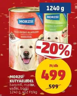 PENNY MORZSI KUTYAELEDEL ajánlat