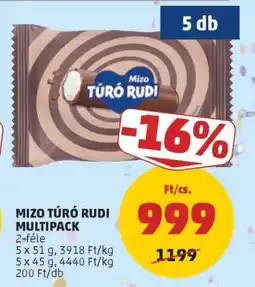 PENNY Mizo Túró Rudi Multipack ajánlat