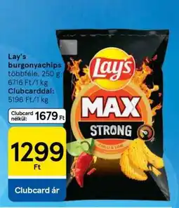 Tesco Lay's burgonyachips ajánlat