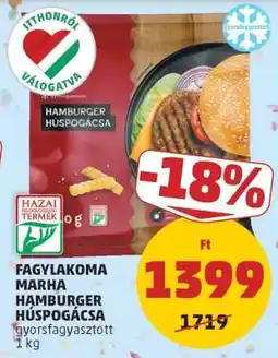 PENNY Fagylakoma Marha Hamburger Húspogácsa ajánlat