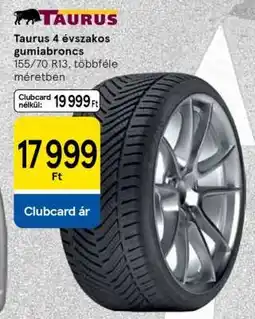 Tesco Taurus 4 évszakos gumiabroncs ajánlat