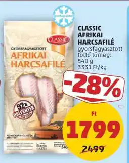 PENNY CLASSIC AFRIKAI HARCSAFILÉ ajánlat