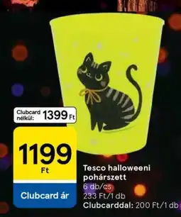 Tesco Tesco halloweeni pohárszett ajánlat