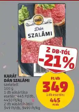 PENNY KARÁT DÁN SZALÁMI ajánlat