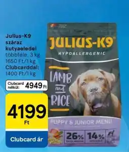 Tesco Julius-K9 száraz kutyaeledel ajánlat