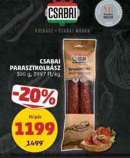 PENNY Csabai parasztkolbász ajánlat