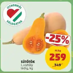 PENNY Sütőtök ajánlat