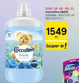 Tesco Coccolino Öblítő ajánlat