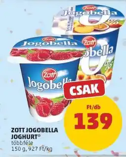 PENNY Zott Jogobella Joghurt ajánlat