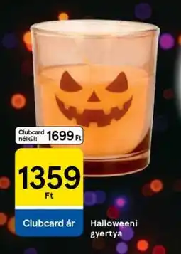 Tesco Halloweeni gyertya ajánlat