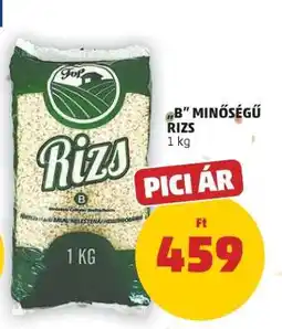 PENNY B minőségű rizs ajánlat