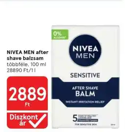 Tesco NIVEA MEN after shave balzsam ajánlat