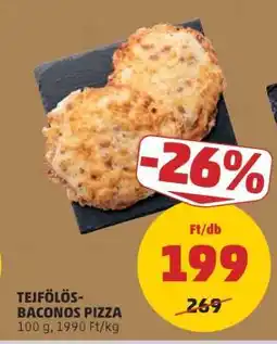 PENNY TEJFÖLÖS-BACONOS PIZZA ajánlat