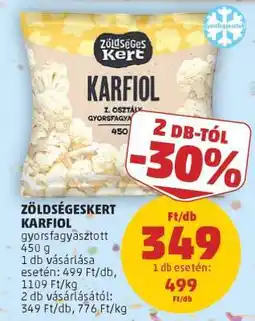 PENNY Zöldségeskert Karfiol ajánlat