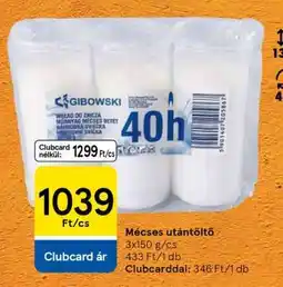 Tesco Mécses-utántöltő ajánlat