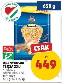 PENNY ARANYKOSÁR TÉSZTA XXL ajánlat