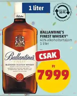 PENNY Ballantine's Finest Whisky ajánlat