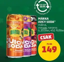 PENNY Márka Juicy Soda ajánlat