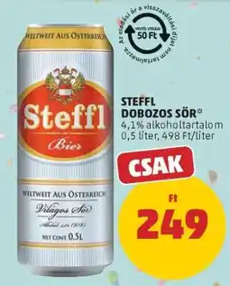 PENNY Steffl Dobozos Sör ajánlat