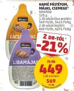PENNY HAMÉ PÁSTÉTOM, MÁJAS, CSEMEGE ajánlat