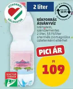 PENNY Kékforrás Ásványvíz ajánlat
