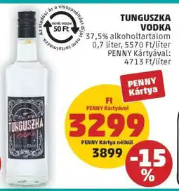 PENNY Tunguszka Vodka ajánlat
