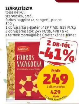 PENNY SZÁRAZTÉSZTA ajánlat