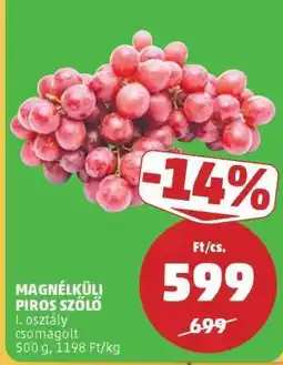 PENNY Magnélküli Piros Szőlő ajánlat