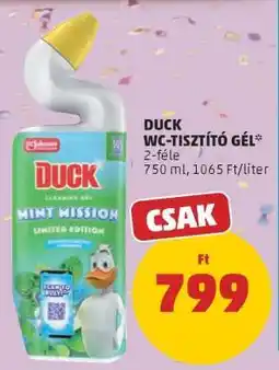 PENNY Duck WC-tisztító gél ajánlat