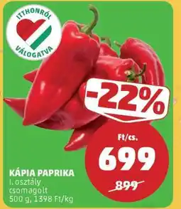 PENNY Kápia paprika ajánlat