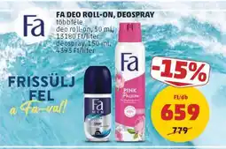 PENNY FA DEO ROLL-ON, DEOSPRAY ajánlat