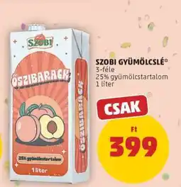 PENNY Szobi Gyümölcslé ajánlat