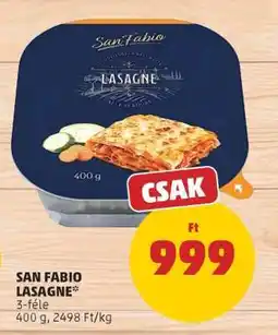 PENNY SAN FABIO LASAGNE ajánlat