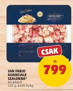 PENNY San Fabio Guanciale Szalonna ajánlat