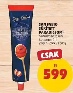 PENNY San Fabio Sűrített Paradicsom ajánlat