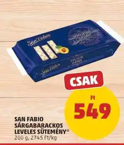 PENNY San Fabio Sárgabarackos Leveles Sütemény ajánlat