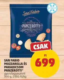 PENNY San Fabio Mozzarella és Paradicsom Panzerotti ajánlat