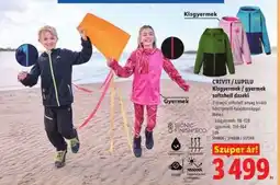 Lidl CRIVIT / LUPILU ajánlat
