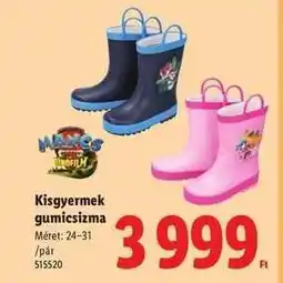 Lidl Kisgyermek gumicsizma ajánlat