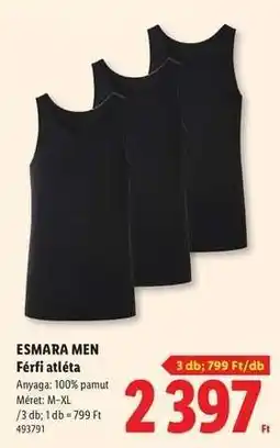 Lidl ESMARA MEN ajánlat