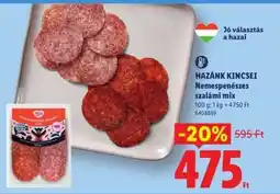 Lidl HAZÁNK KINCSEI Nemespenészes szalámi mix ajánlat