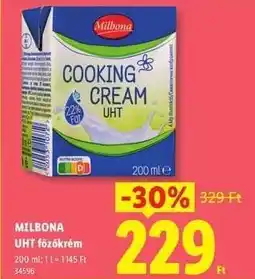 Lidl MILBONA ajánlat