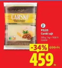 Lidl PILOS Carski sajt ajánlat