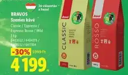 Lidl BRAVOS Szemes kávé ajánlat