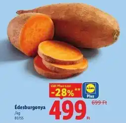 Lidl Édesburgonya ajánlat