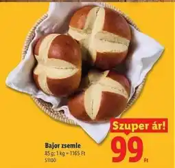 Lidl Bajor zsemle ajánlat