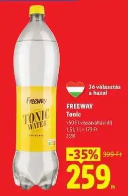Lidl FREEWAY Tonic ajánlat