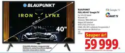 Lidl BLAUPUNKT FULL HD 40 Google TV ajánlat