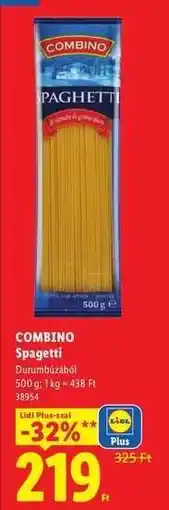 Lidl COMBINO Spagetti ajánlat