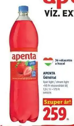 Lidl Apenta ajánlat